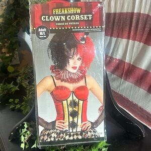 Freakshow Clown Corset Adult M/L